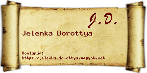 Jelenka Dorottya névjegykártya